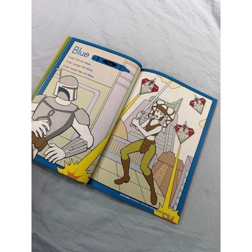 Star Wars Workbooks Preschool Shapes Colors Patterns Brain Quest Ages 4-5 Book